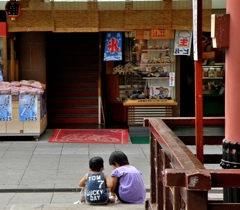 下町の子供