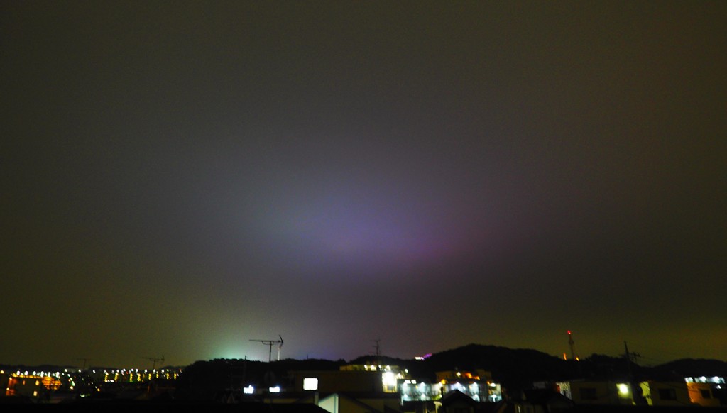 今夜のオーロラ