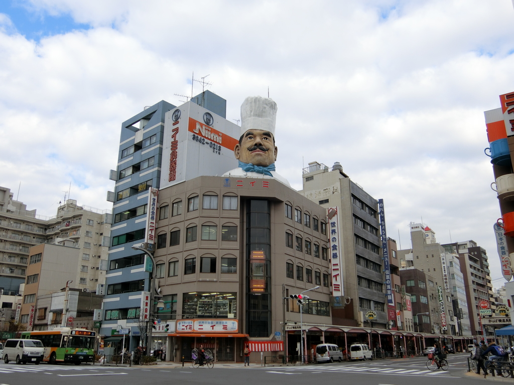 合羽橋道具街のランドマーク