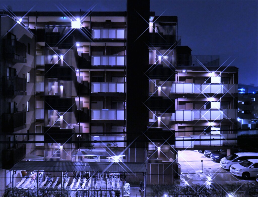 マンション夜景