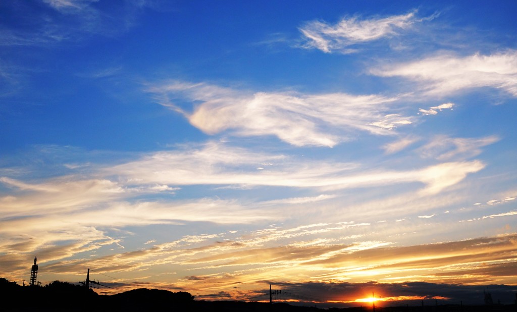 秋色の夕暮れ