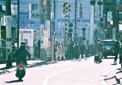JR稲田堤駅前