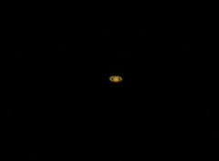 土星の縞が見えた！
