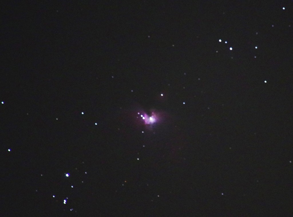 見えないオリオン大星雲を撮る