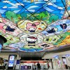 改札口のステンドグラス