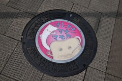 調布駅前のマンホール