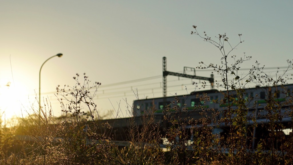 鉄道写真風に