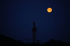 オレンジの満月