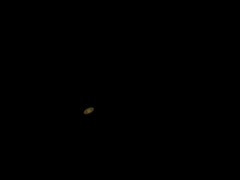 適正露出で土星を撮り直し