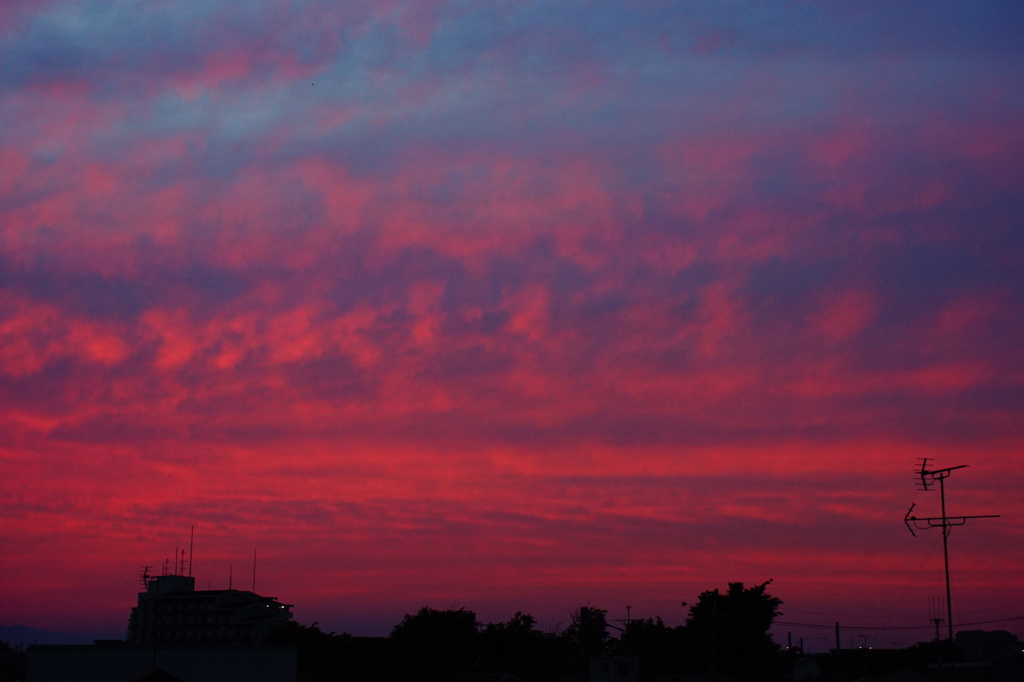 遠い夕焼け