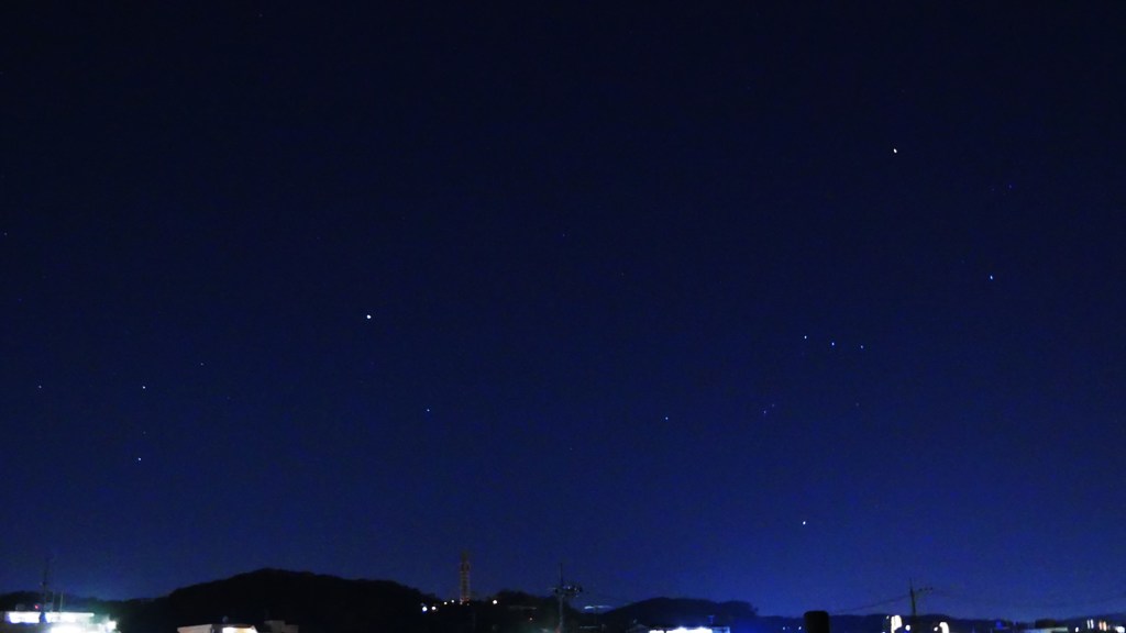 これぞ冬の星空