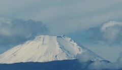 昨日初冠雪だと思ったら