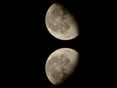 夜の鏡