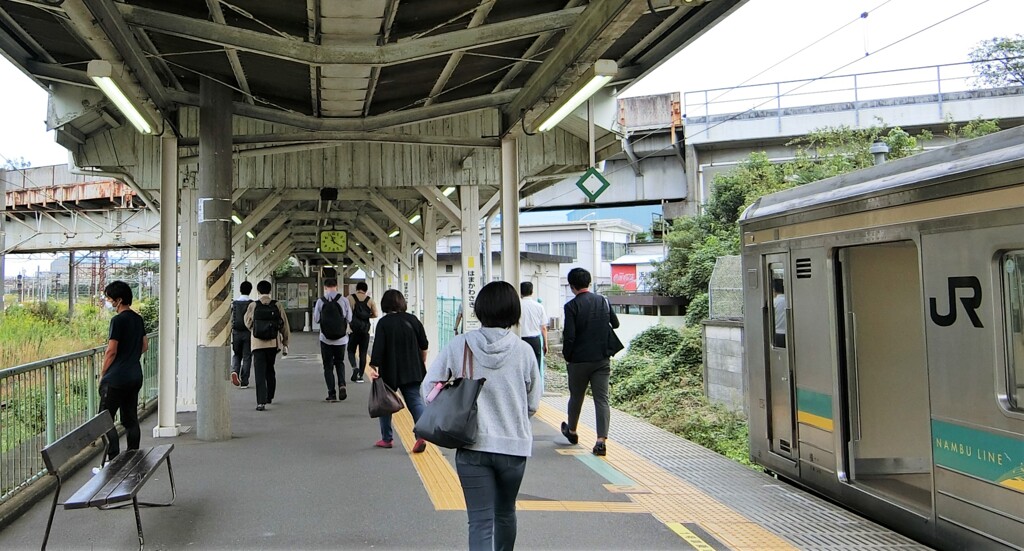 浜川崎駅に到着