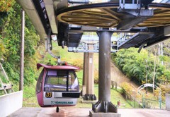 スカイシャトルでいざ「よみうりランド」