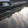 暮れなずむ市ヶ谷濠