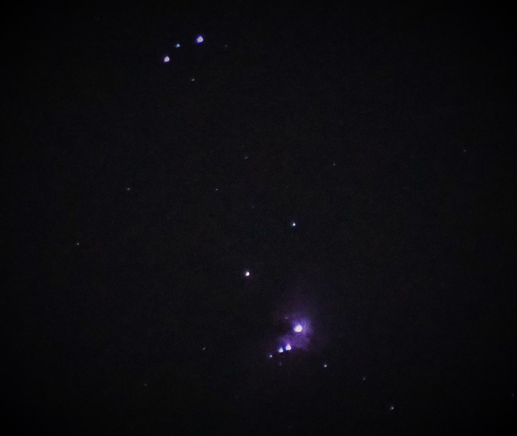 ミノルタα AFアポテレズーム100-300mmF4.5/5.6でオリオン大星雲