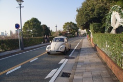 外国人墓地にワーゲンはよく似合う