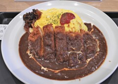 ロースオムレツカレー