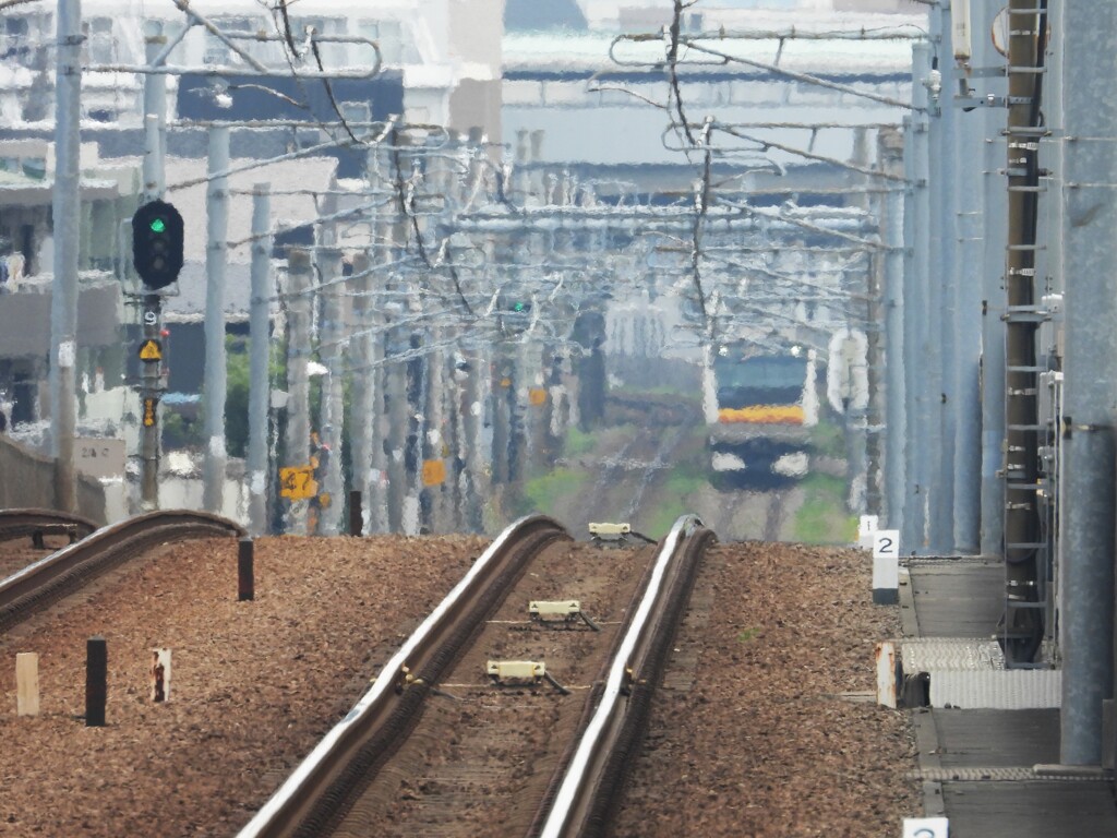 JR矢野口駅ホームから