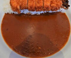 朝からカツカレー