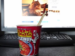 朝からトムヤムラーメン