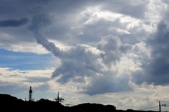 雲の噴火？