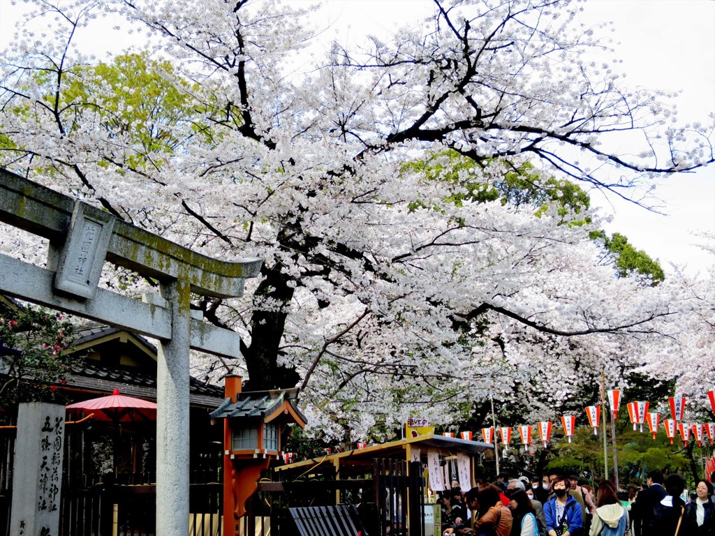 花園神社前