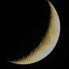 熱帯夜の三日月