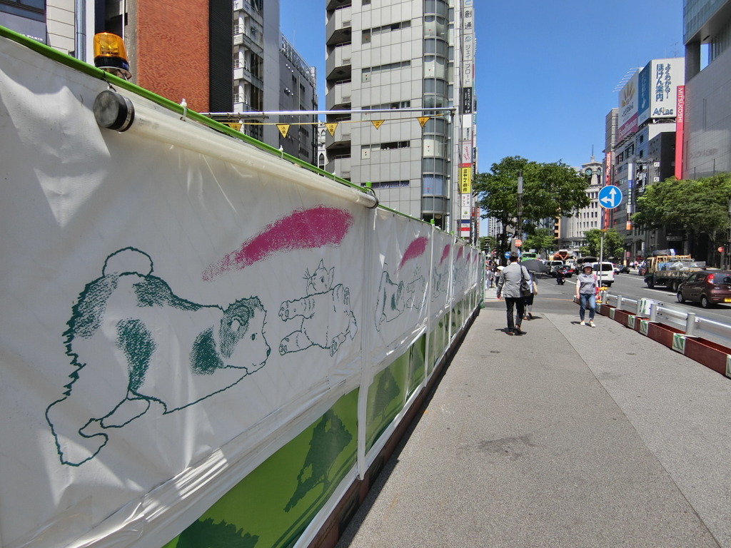 銀座のワンコとニャンコ