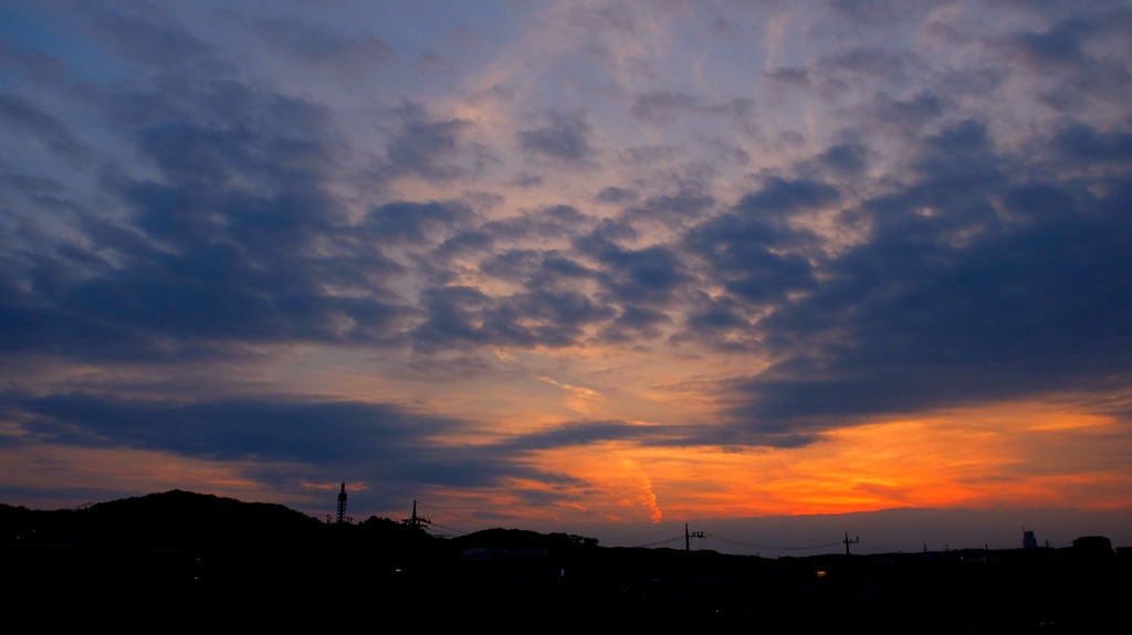 夕暮れ