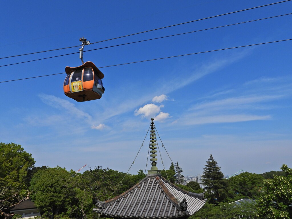 目に沁みる青空