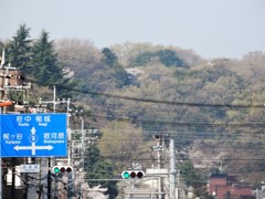 生田丘陵が迫ってきた