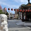 中華街の盆踊り会場