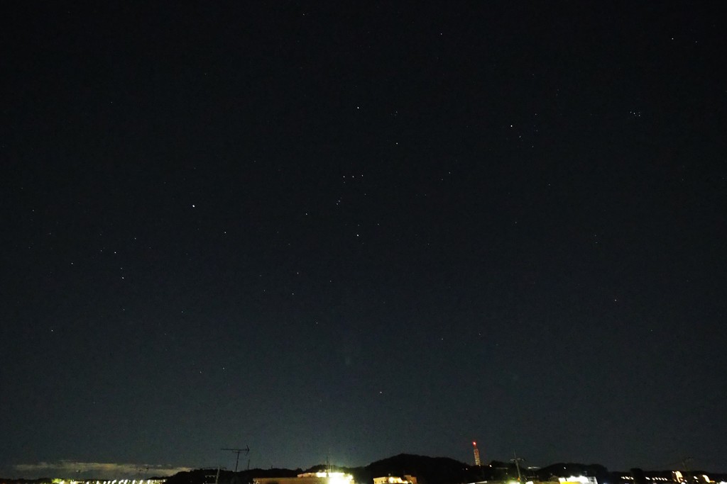 午前3時21分のオリオン座