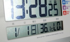 また冬季室内最高温度更新！