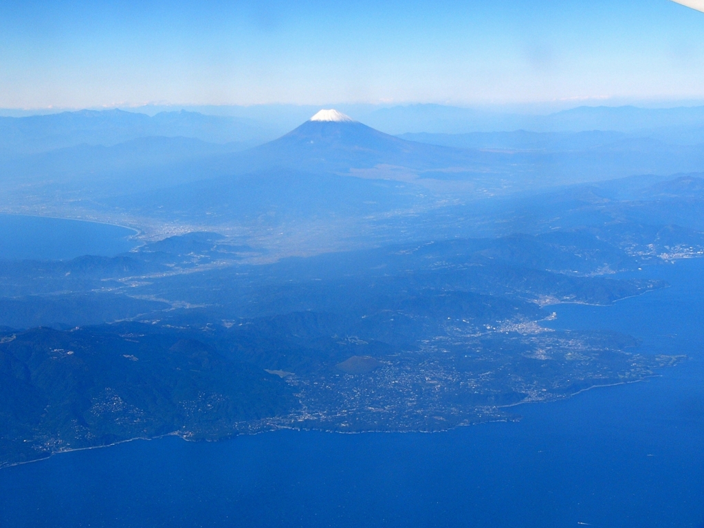 意外と海に近かった富士山