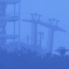 雨のよみうりランド
