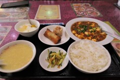 中華街に来たら激辛麻婆ランチ