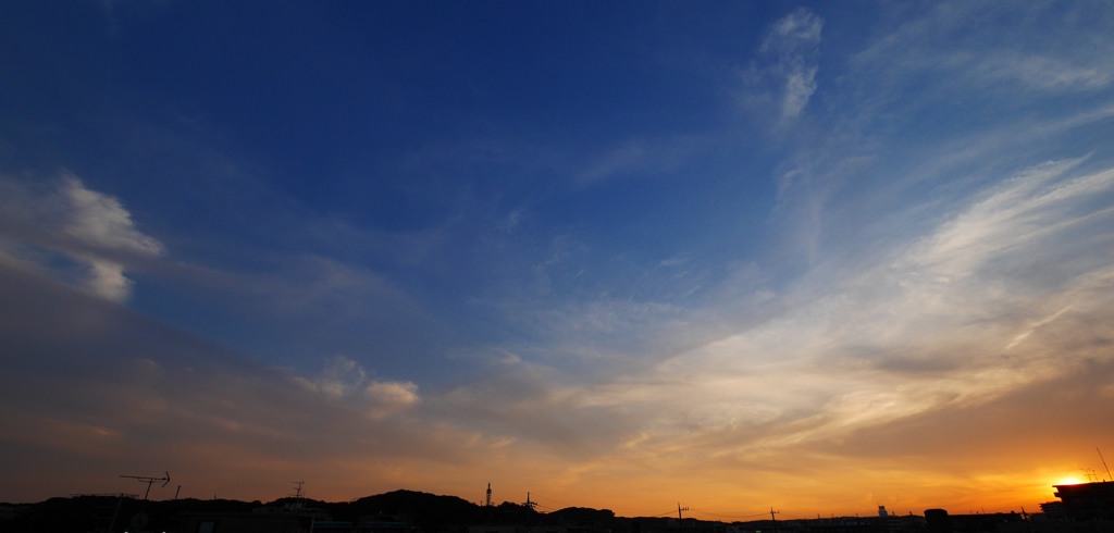 とりあえず夕焼け！