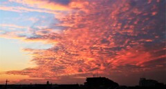 夕焼けの千畳敷