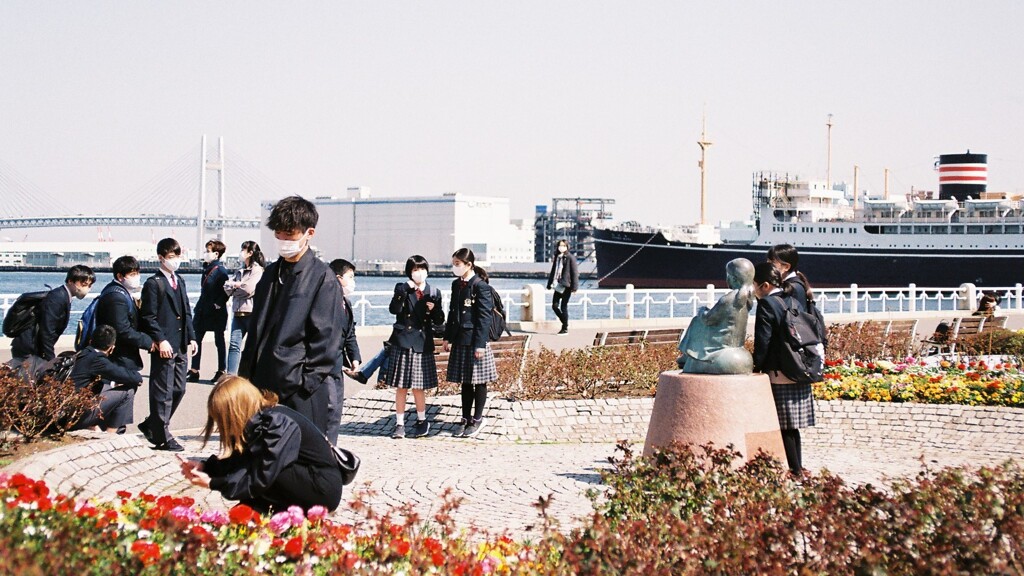 地方の中学生