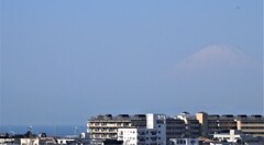 空に浮かぶ富士山