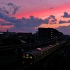 夕暮れ電車