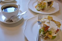 ケーキをシェア