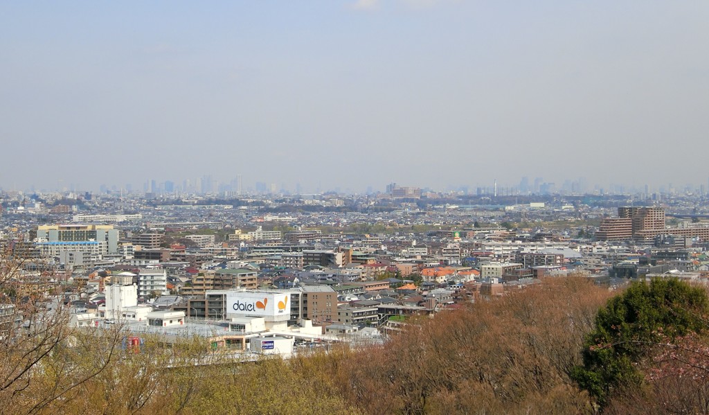新宿方面を一望