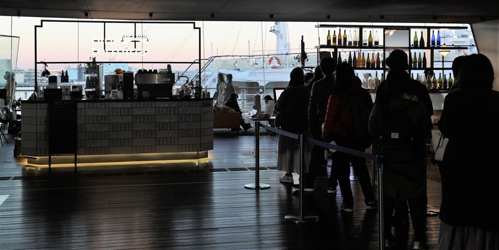 並びに来たみたい