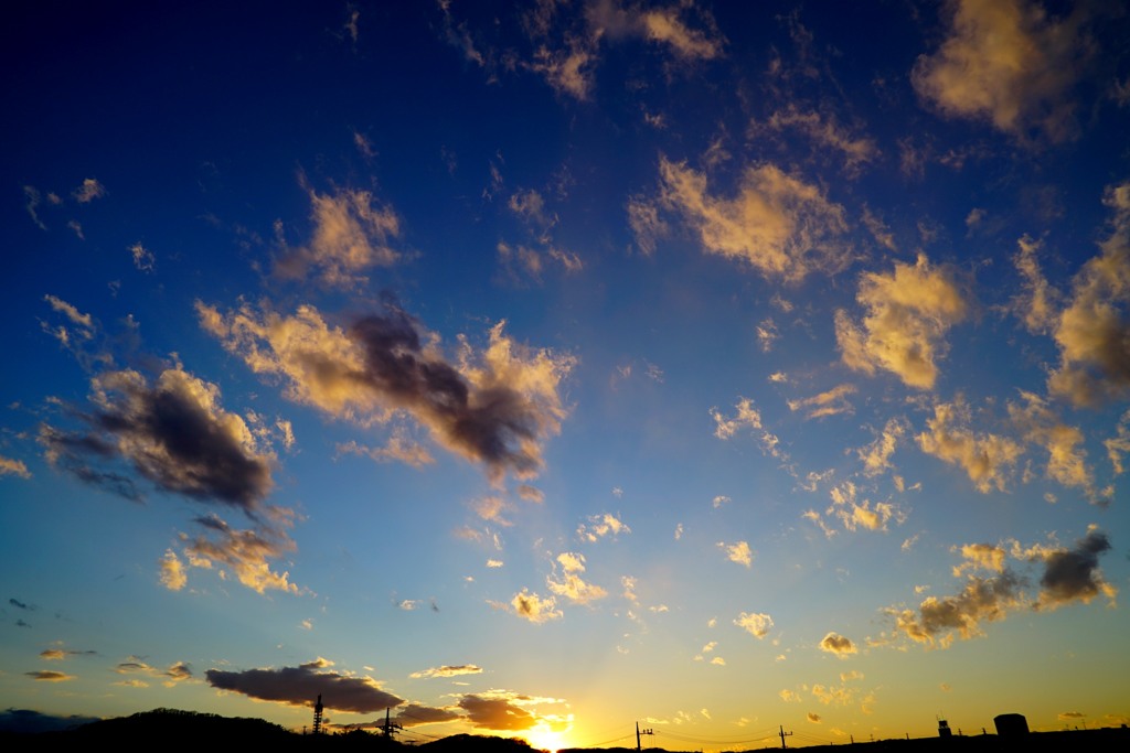 夕陽の千切れ雲 By たま407 Id 写真共有サイト Photohito
