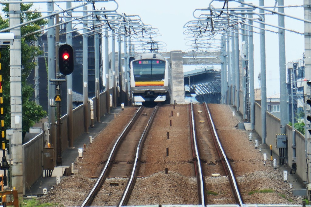 急勾配の矢野口駅