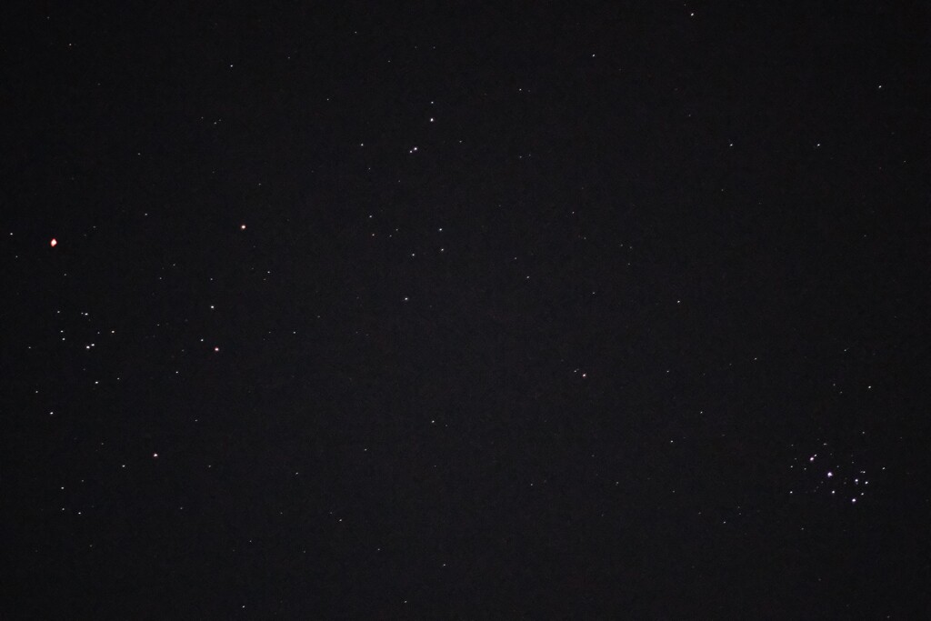 アルデバランとプレアデス星団